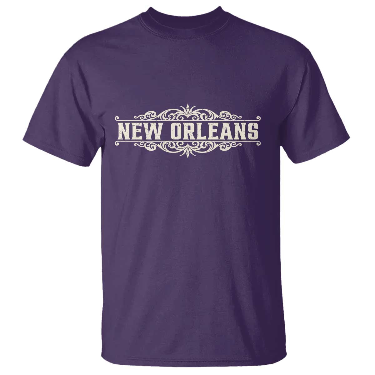 NOLA New Orleans Pride Vintage Scrollwork T Shirt