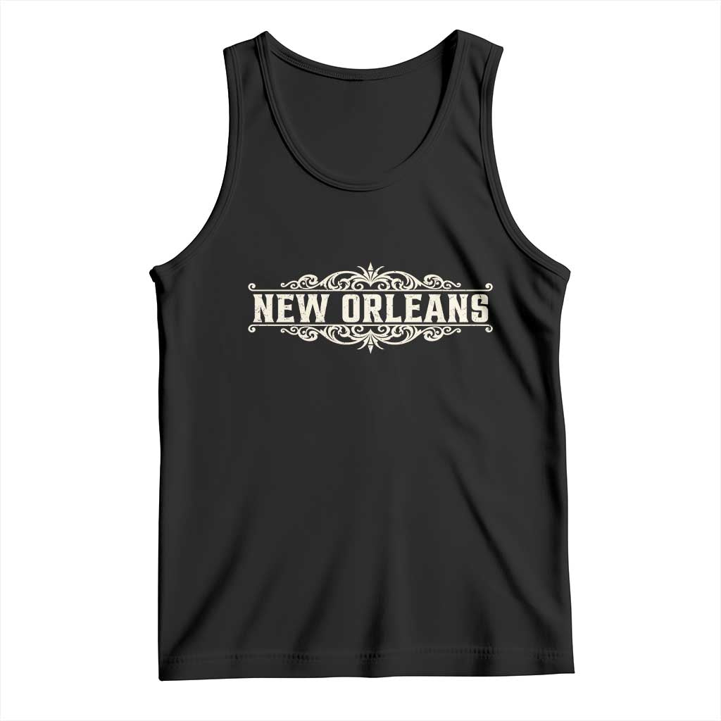NOLA New Orleans Pride Vintage Scrollwork Tank Top