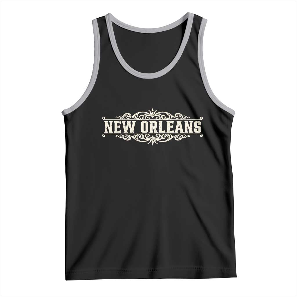 NOLA New Orleans Pride Vintage Scrollwork Tank Top