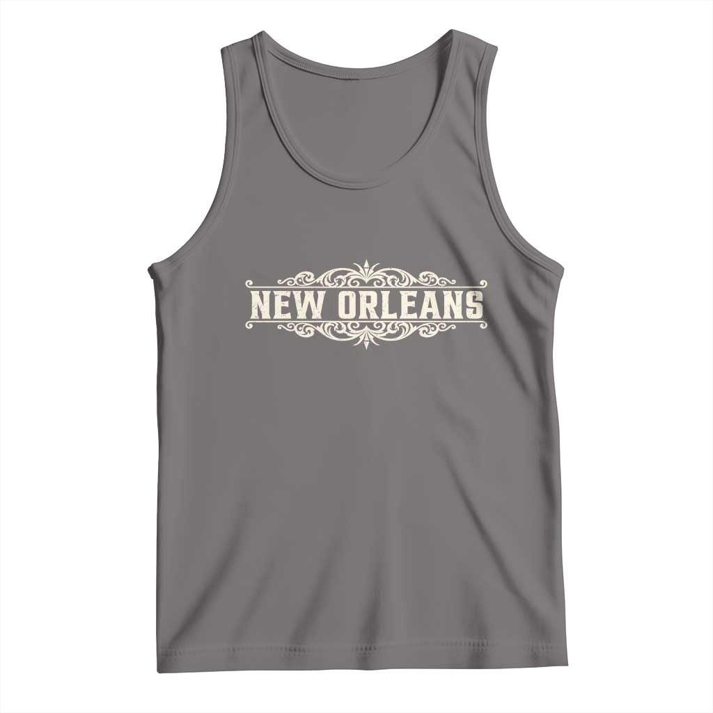 NOLA New Orleans Pride Vintage Scrollwork Tank Top