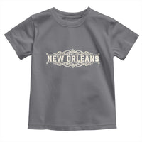 NOLA New Orleans Pride Vintage Scrollwork Toddler T Shirt