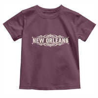 NOLA New Orleans Pride Vintage Scrollwork Toddler T Shirt