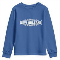 NOLA New Orleans Pride Vintage Scrollwork Youth Sweatshirt