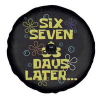 Funny 67 33 100 Days Of School Spare Tire Cover 100th Day Six Seven Days Later