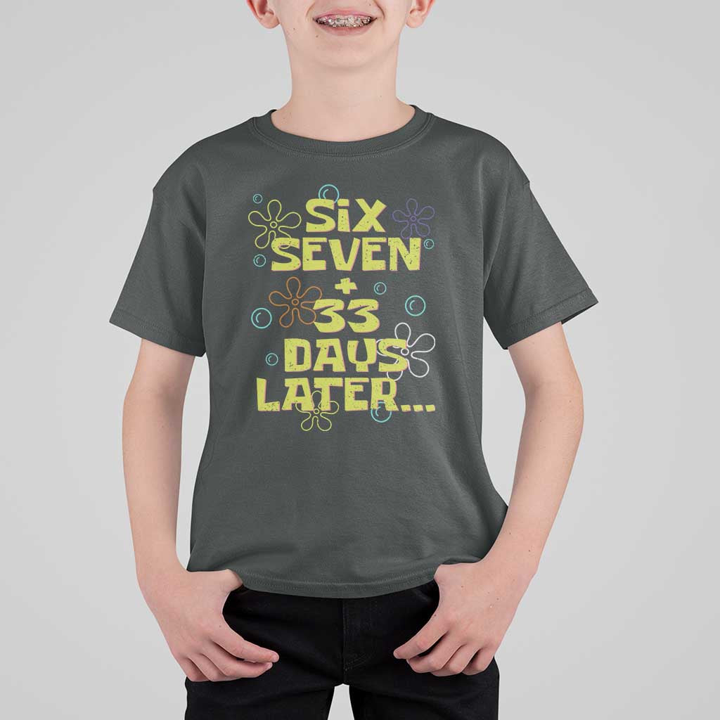 Funny 67 33 100 Days Of School T Shirt For Kid 100th Day Six Seven Days Later