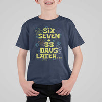 Funny 67 33 100 Days Of School T Shirt For Kid 100th Day Six Seven Days Later