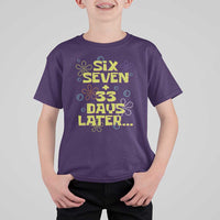 Funny 67 33 100 Days Of School T Shirt For Kid 100th Day Six Seven Days Later