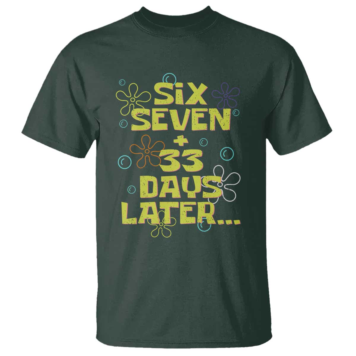 Funny 67 33 100 Days Of School T Shirt 100th Day Six Seven Days Later