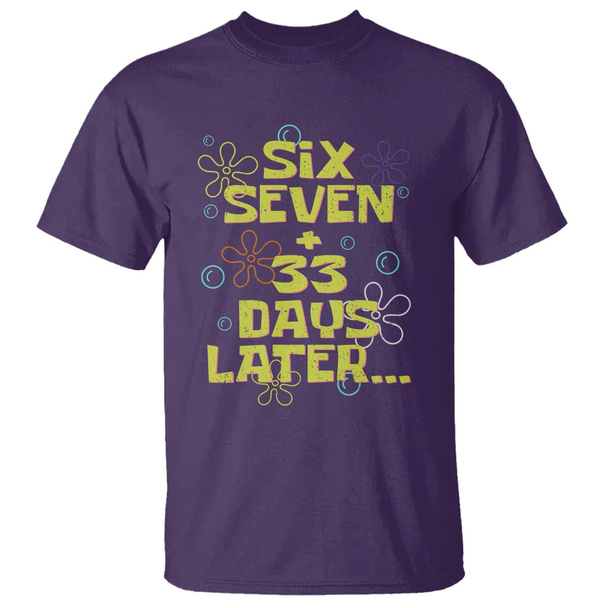 Funny 67 33 100 Days Of School T Shirt 100th Day Six Seven Days Later