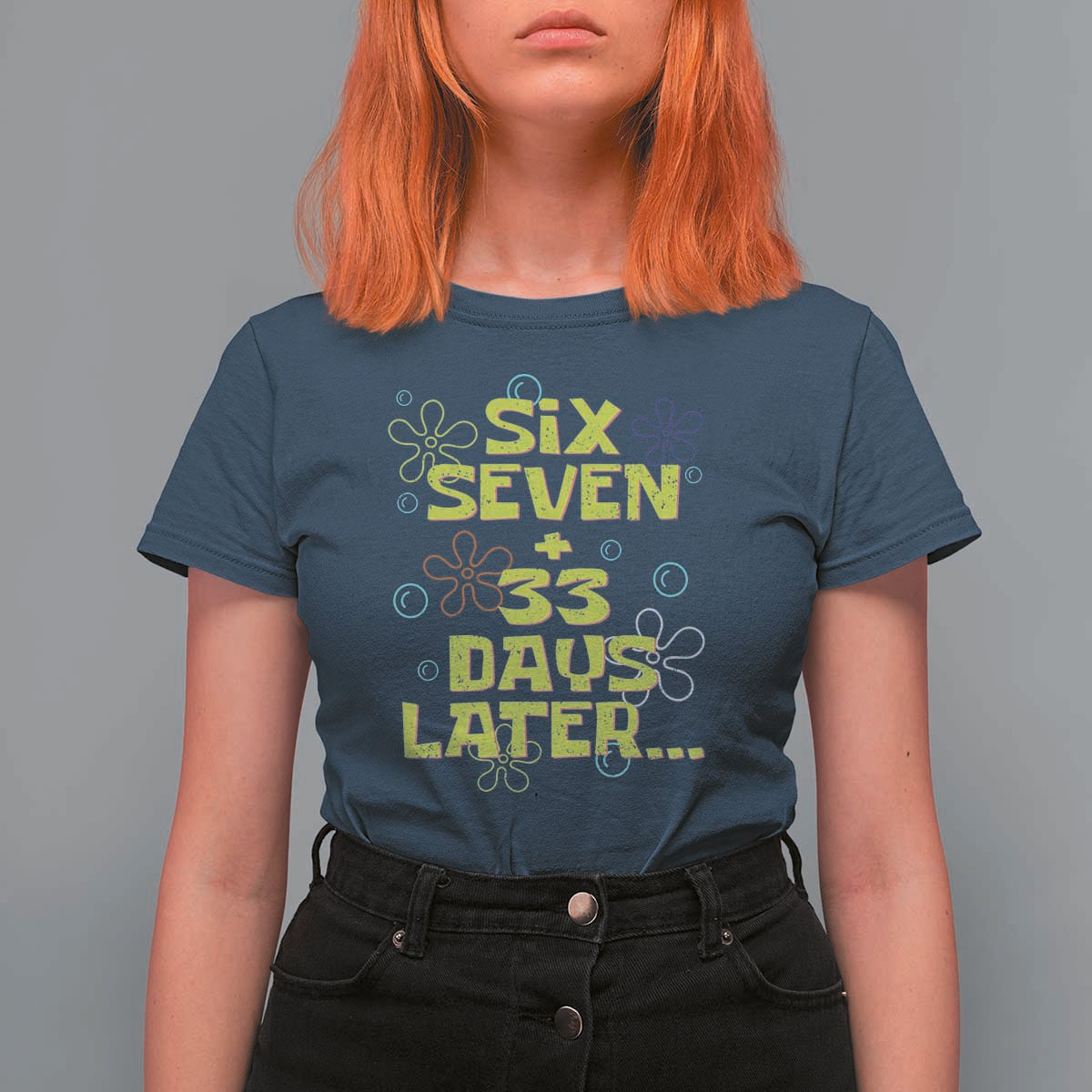 Funny 67 33 100 Days Of School T Shirt For Women 100th Day Six Seven Days Later