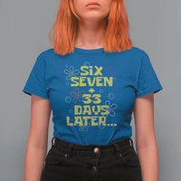 Funny 67 33 100 Days Of School T Shirt For Women 100th Day Six Seven Days Later