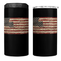 Louisiana Pride Vintage American Flag State Map 4 in 1 Can Cooler Tumbler