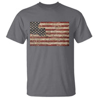 Louisiana Pride Vintage American Flag State Map T Shirt