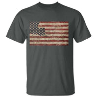 Louisiana Pride Vintage American Flag State Map T Shirt