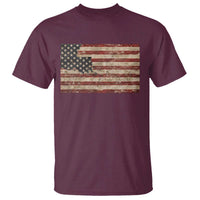 Louisiana Pride Vintage American Flag State Map T Shirt