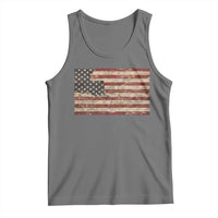 Louisiana Pride Vintage American Flag State Map Tank Top