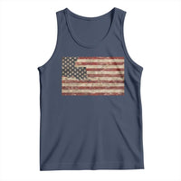 Louisiana Pride Vintage American Flag State Map Tank Top