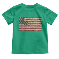 Louisiana Pride Vintage American Flag State Map Toddler T Shirt