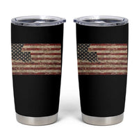 Louisiana Pride Vintage American Flag State Map Tumbler Cup