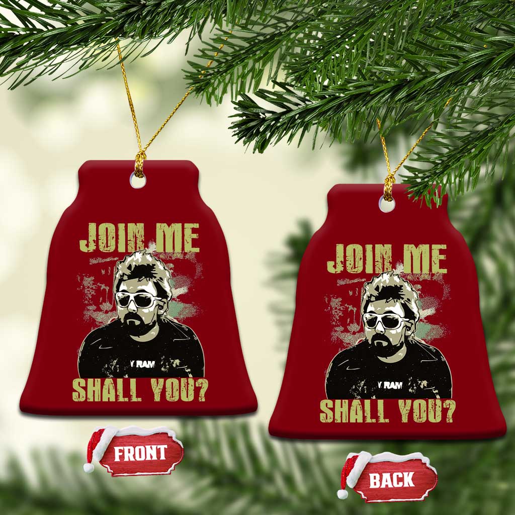 Adam Inspired Memorial Ceramic Ornament Join Me Shall You The Woo Tribute - Wonder Print Shop
