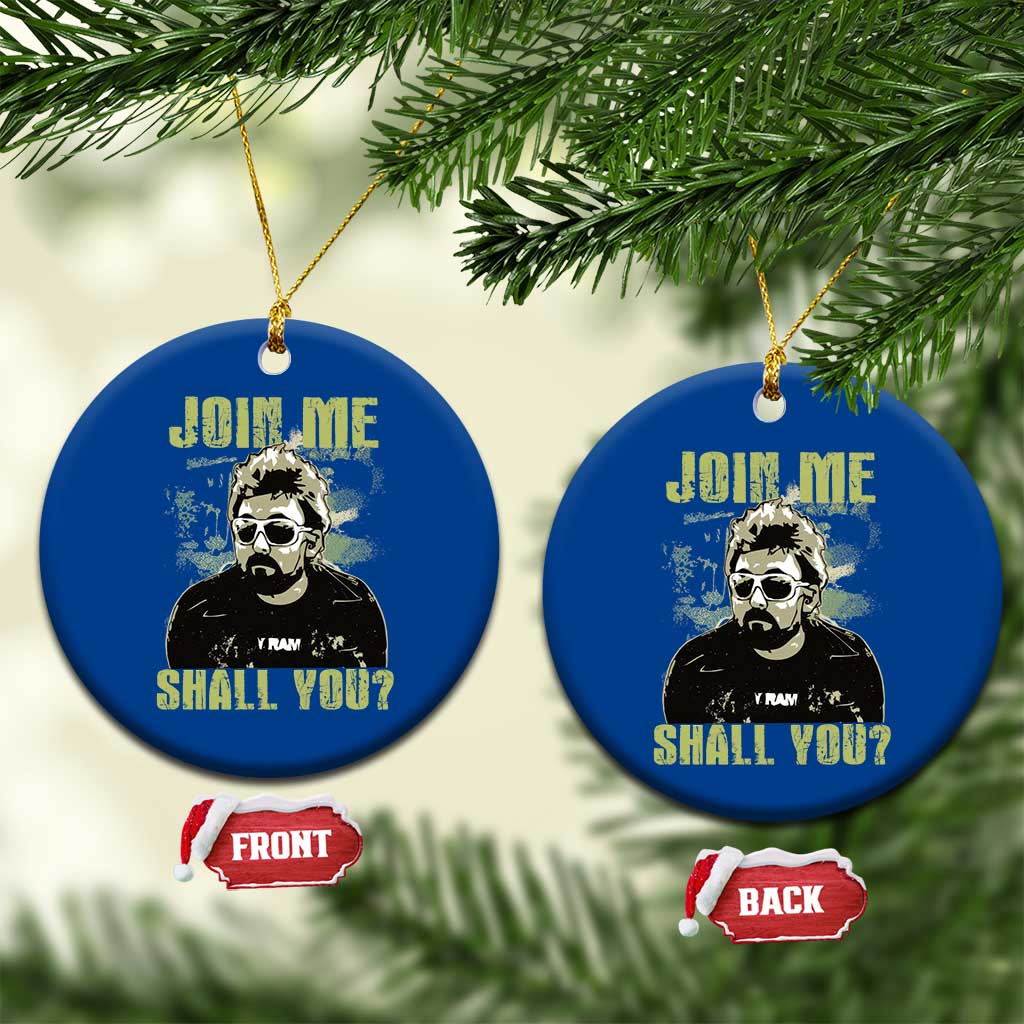 Adam Inspired Memorial Ceramic Ornament Join Me Shall You The Woo Tribute - Wonder Print Shop