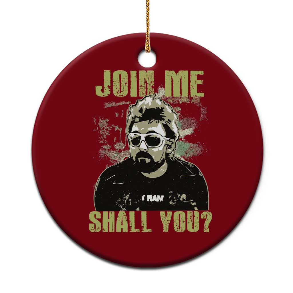 Adam Inspired Memorial Ceramic Ornament Join Me Shall You The Woo Tribute - Wonder Print Shop