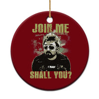 Adam Inspired Memorial Ceramic Ornament Join Me Shall You The Woo Tribute - Wonder Print Shop