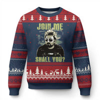 Adam Inspired Memorial Ugly Christmas Sweater Join Me Shall You The Woo Tribute - Wonder Print Shop