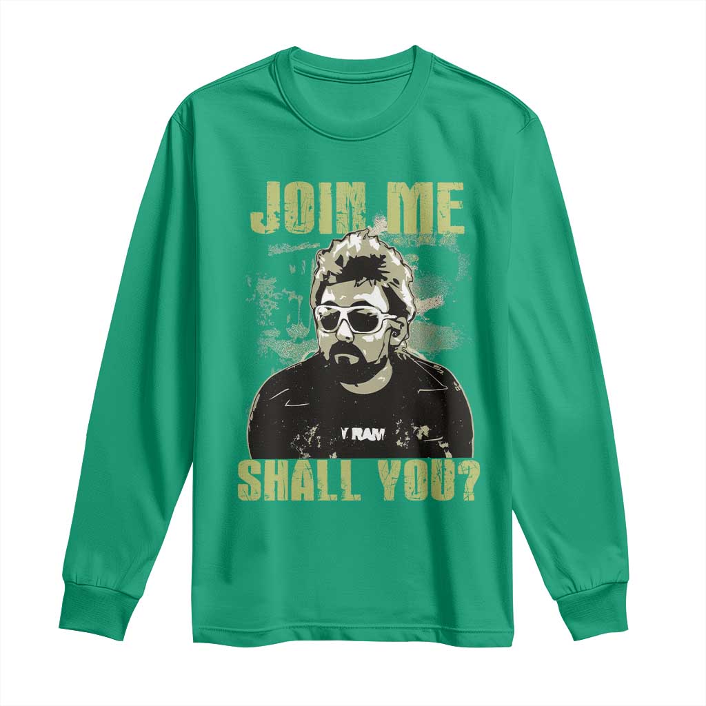 Adam Inspired Memorial Long Sleeve Shirt Join Me Shall You The Woo Tribute - Wonder Print Shop