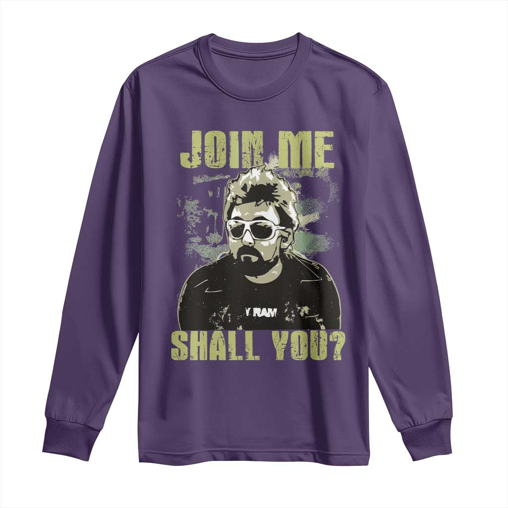 Adam Inspired Memorial Long Sleeve Shirt Join Me Shall You The Woo Tribute - Wonder Print Shop
