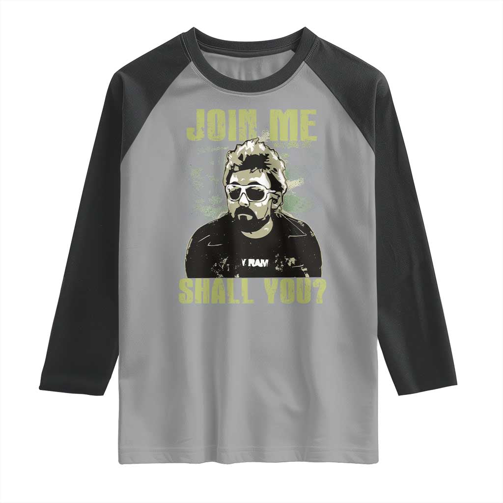 Adam Inspired Memorial Raglan Shirt Join Me Shall You The Woo Tribute - Wonder Print Shop
