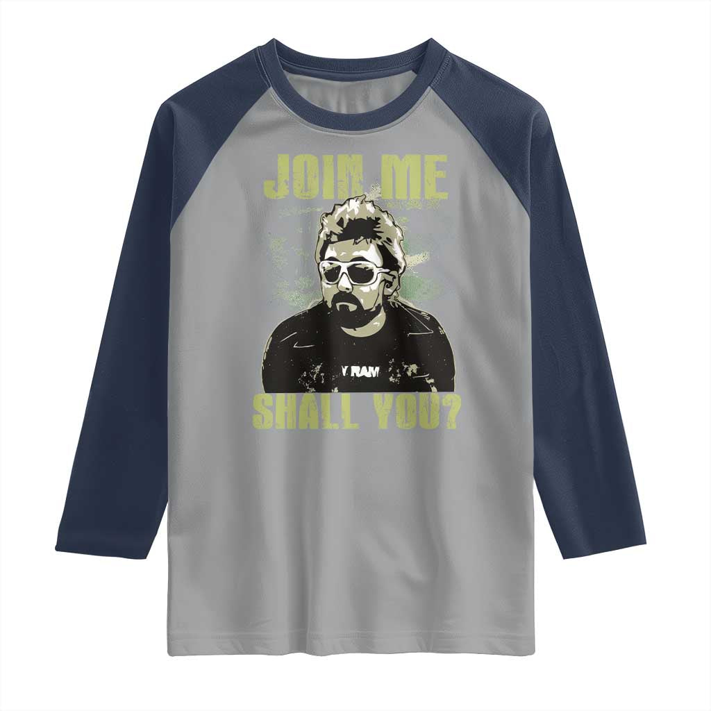 Adam Inspired Memorial Raglan Shirt Join Me Shall You The Woo Tribute - Wonder Print Shop