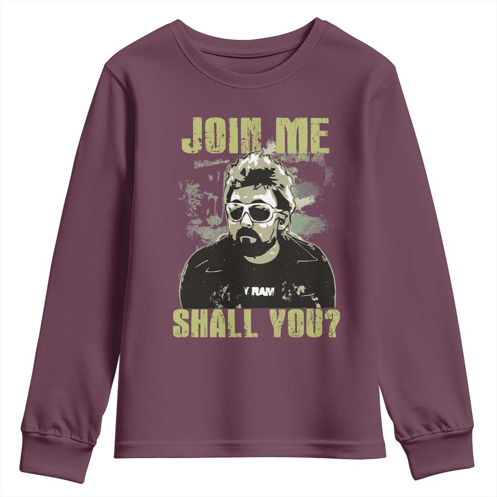 Adam Inspired Memorial Youth Sweatshirt Join Me Shall You The Woo Tribute - Wonder Print Shop