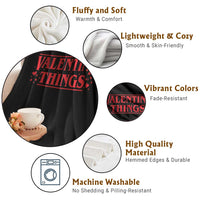 Funny Valentine Things Throw Blanket Romantic Stranger Valentine's Day Movie