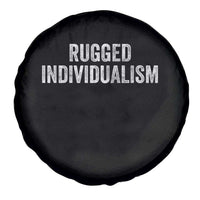 Rugged Individualism Spare Tire Cover Funny Capitalism Saying