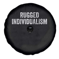 Rugged Individualism Spare Tire Cover Funny Capitalism Saying
