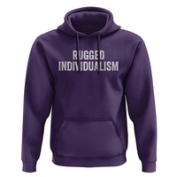 Rugged Individualism Hoodie Funny Capitalism Saying