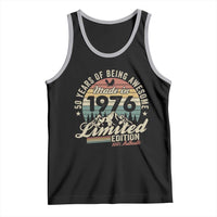 50th Birthday Made In 1976 Tank Top 50 Years Of Being Awesome Vintage Limited Edition