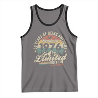 50th Birthday Made In 1976 Tank Top 50 Years Of Being Awesome Vintage Limited Edition
