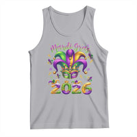 Mardi Gras 2026 Tank Top Funny Jester Hat Carnival Fleur De Lis