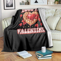 Eggo My Valentine Throw Blanket Funny Romantic Stranger Valentine's Day