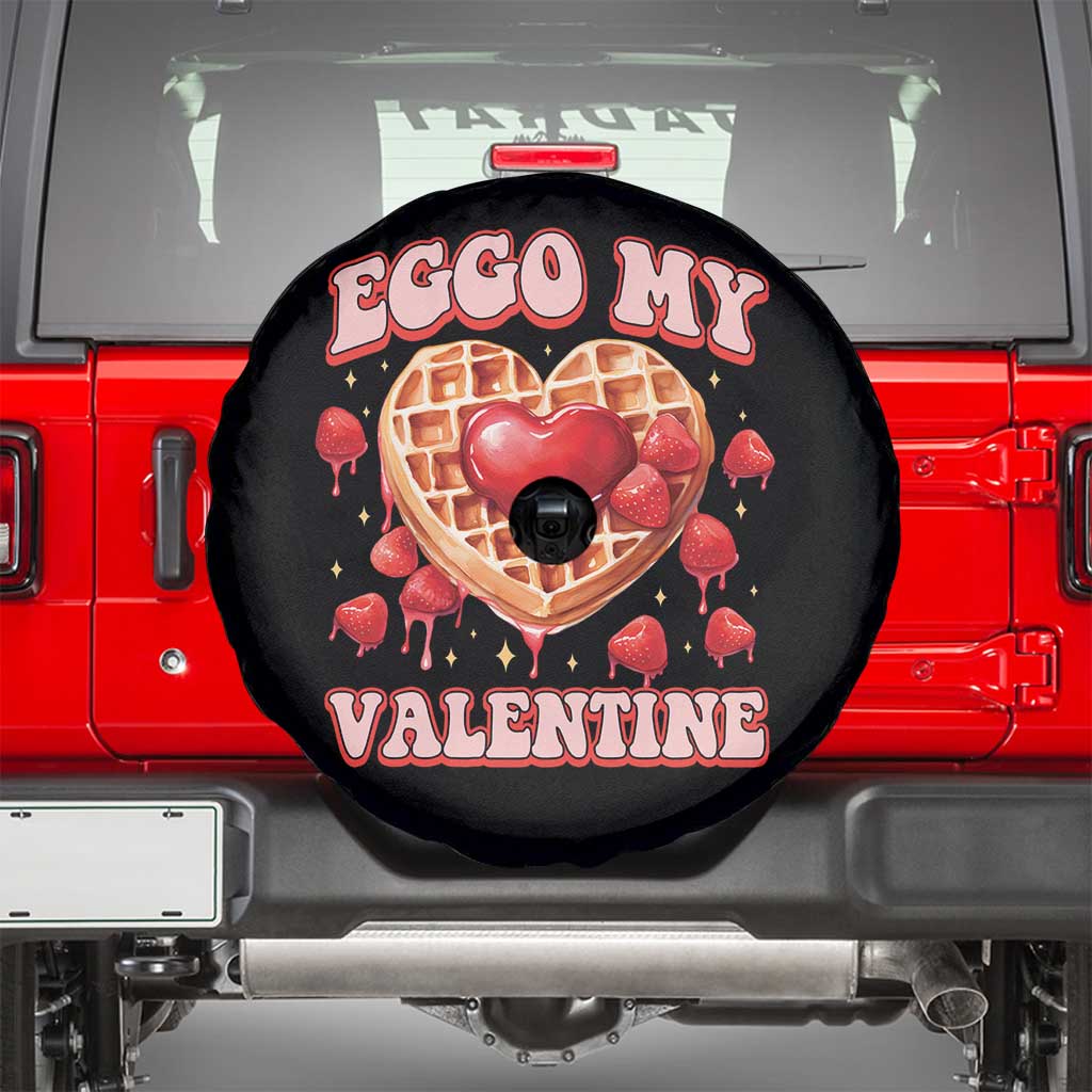 Eggo My Valentine Spare Tire Cover Funny Romantic Stranger Valentine's Day