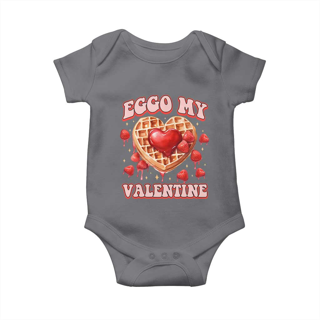 Eggo My Valentine Baby Onesie Funny Romantic Stranger Valentine's Day