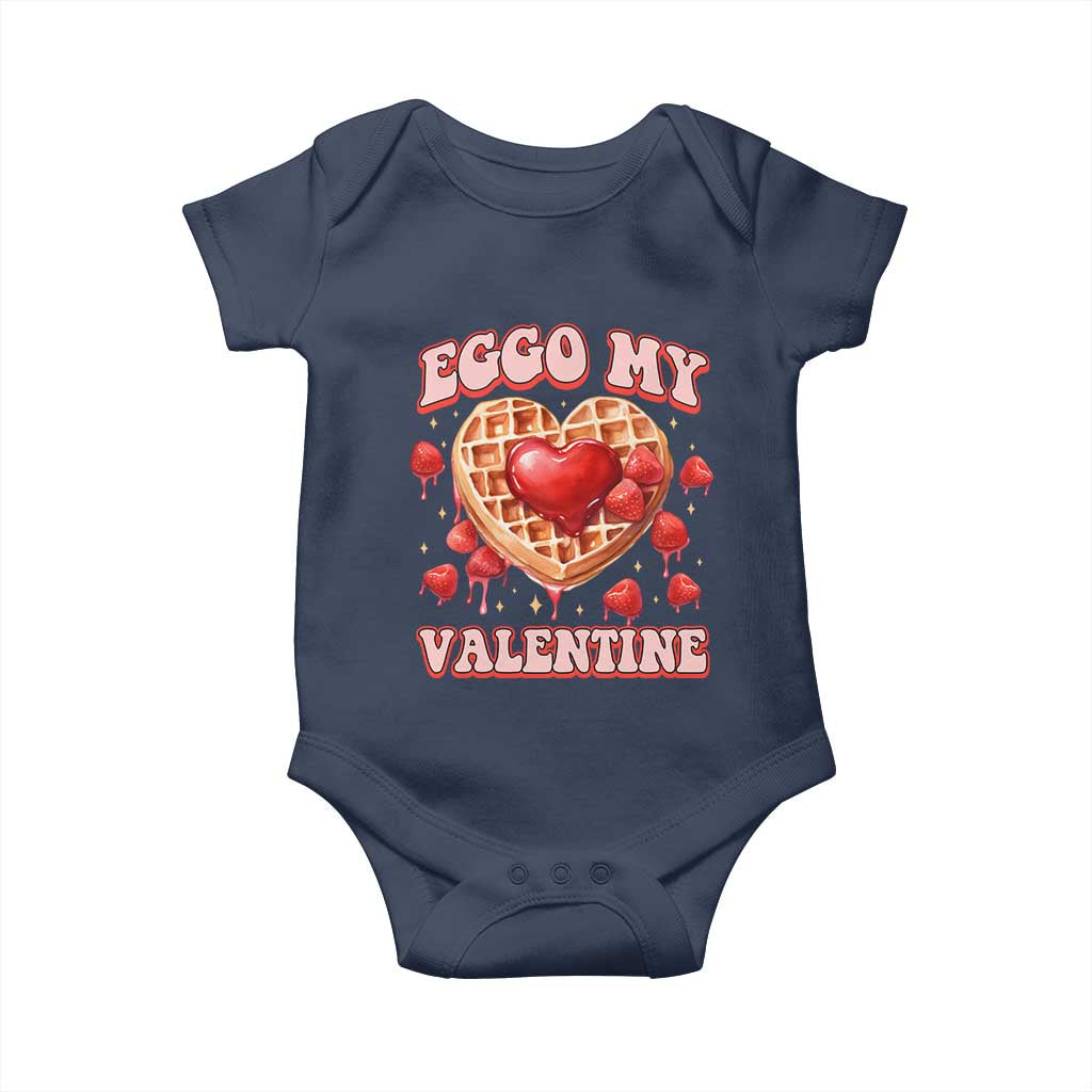Eggo My Valentine Baby Onesie Funny Romantic Stranger Valentine's Day