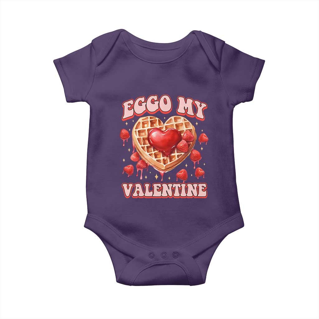Eggo My Valentine Baby Onesie Funny Romantic Stranger Valentine's Day