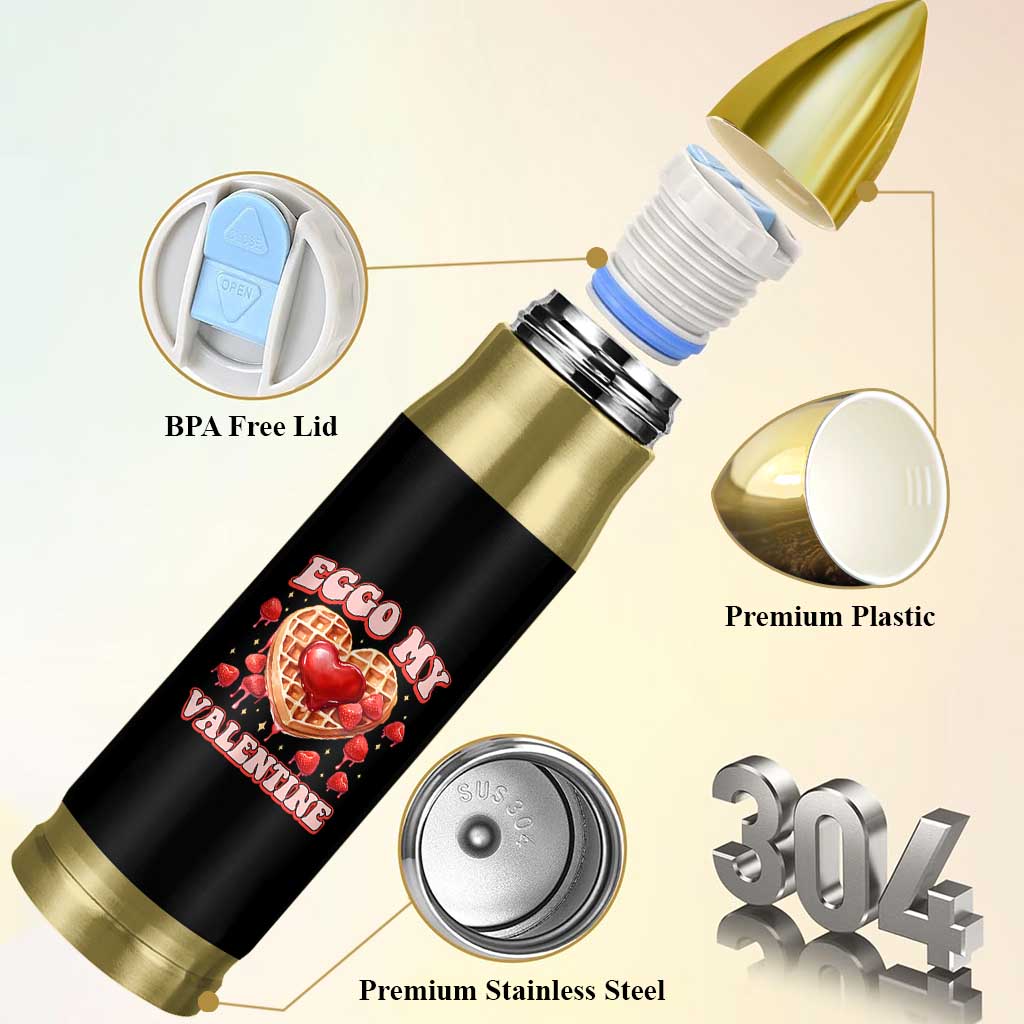 Eggo My Valentine Bullet Tumbler Funny Romantic Stranger Valentine's Day