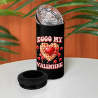 Eggo My Valentine 4 in 1 Can Cooler Tumbler Funny Romantic Stranger Valentine's Day