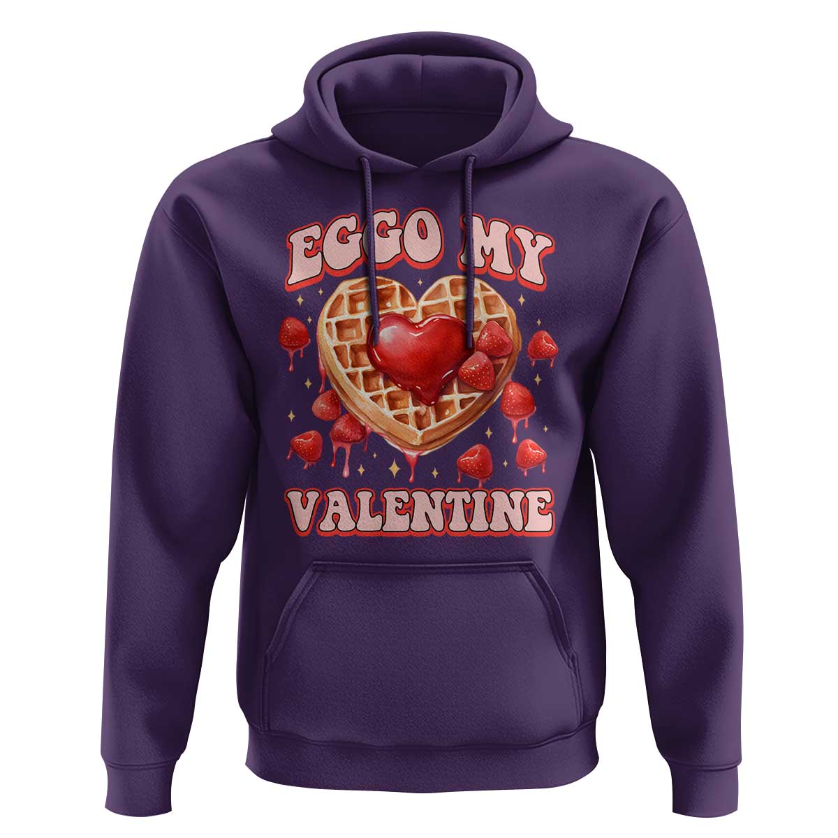 Eggo My Valentine Hoodie Funny Romantic Stranger Valentine's Day