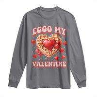 Eggo My Valentine Long Sleeve Shirt Funny Romantic Stranger Valentine's Day