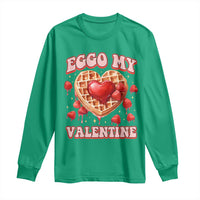 Eggo My Valentine Long Sleeve Shirt Funny Romantic Stranger Valentine's Day